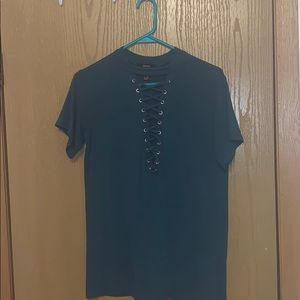 Forever 21 cross cross tee